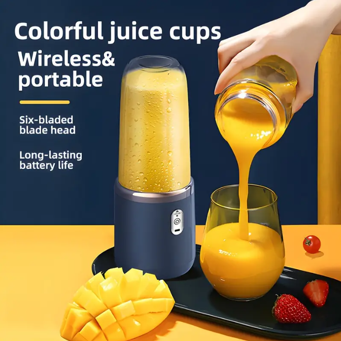 Portable Blender Mini Juicerโข | Perfect for Smoothies Shakes and Juices (400ml)
