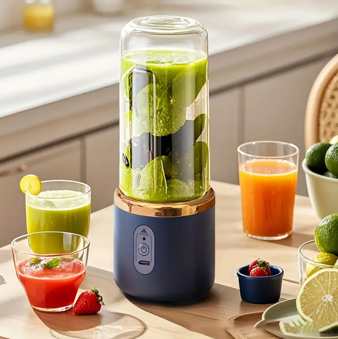 Portable Blender Mini Juicerโข | Perfect for Smoothies Shakes and Juices (400ml)