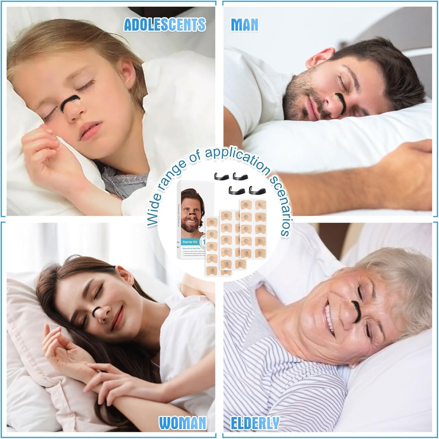 Magnetic Breathing Nasal Strip – Enhance Airflow & Reduce Snoring