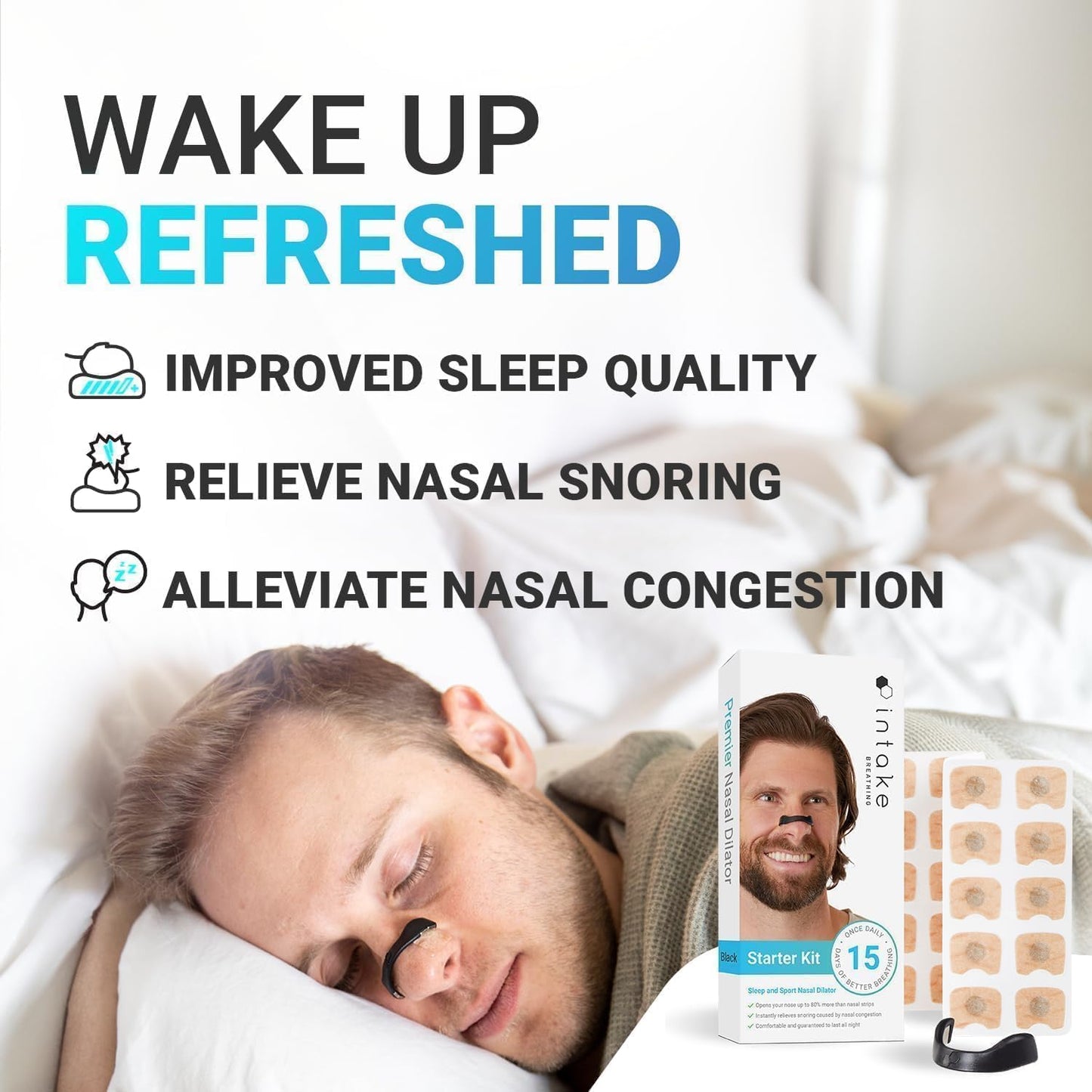 Magnetic Breathing Nasal Strip – Enhance Airflow & Reduce Snoring