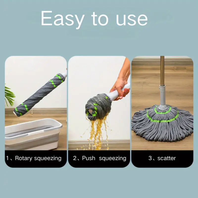 Self-Wringing Twist Mop