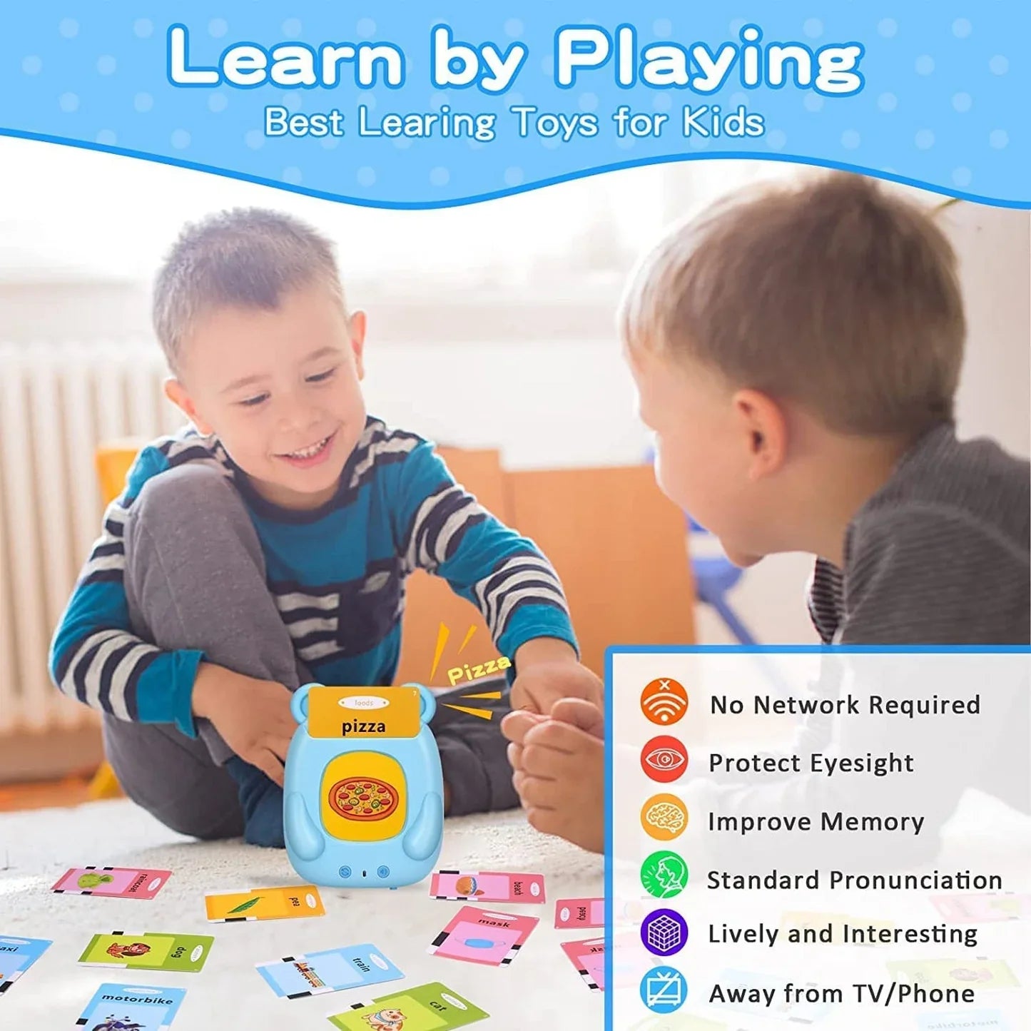 Talking Flash Cards For Kids - HomeHq