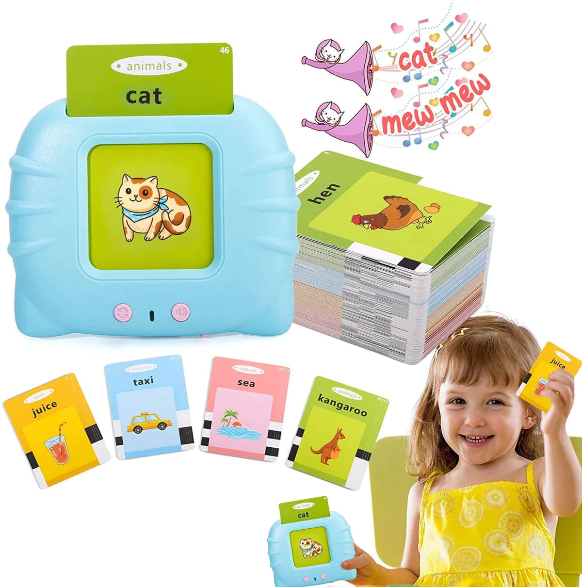 Talking Flash Cards For Kids - HomeHq