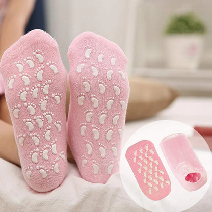 Crack Heal Silicon Spa Gel Socks (Buy 1 Get 1 Free)