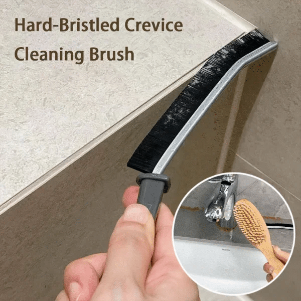 2 IN 1 MESH CLEANER BRUSH + Hard-Bristled Gap Cleaning Brush FREE