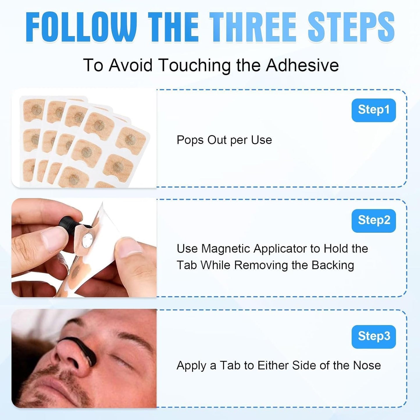 Magnetic Breathing Nasal Strip – Enhance Airflow & Reduce Snoring