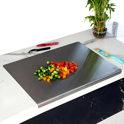 Scratch Less Stainless Steel Kitchen Chopping Board