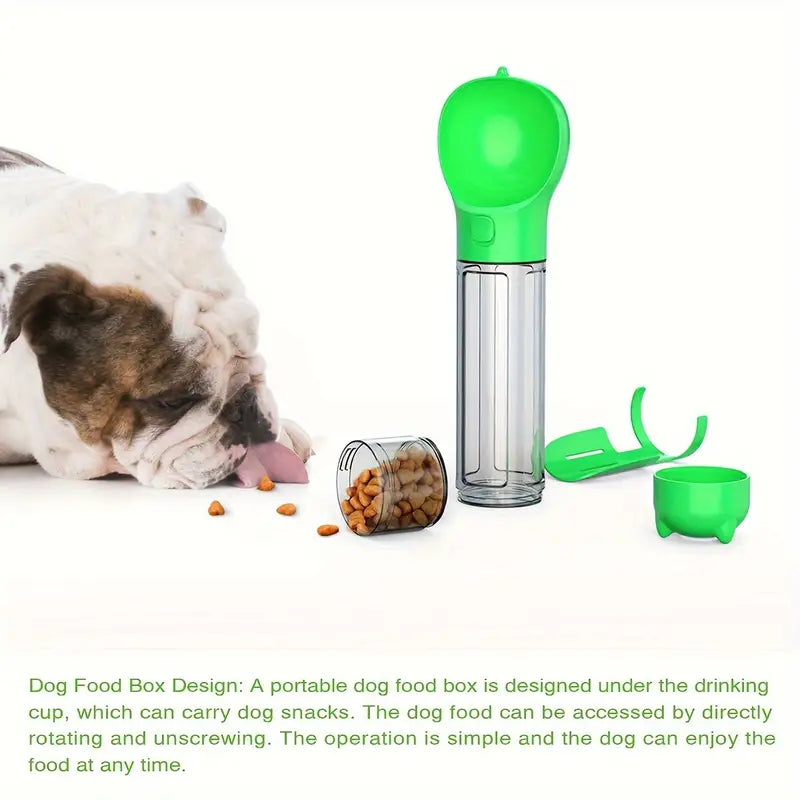 Pet Water Bottle with Water Dispenser and Feeding function