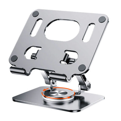 Aluminum Alloy Laptop Stand Foldable 360° Rotation Anti Slip Tablet Holder Notebook Lifting Cooling Holder