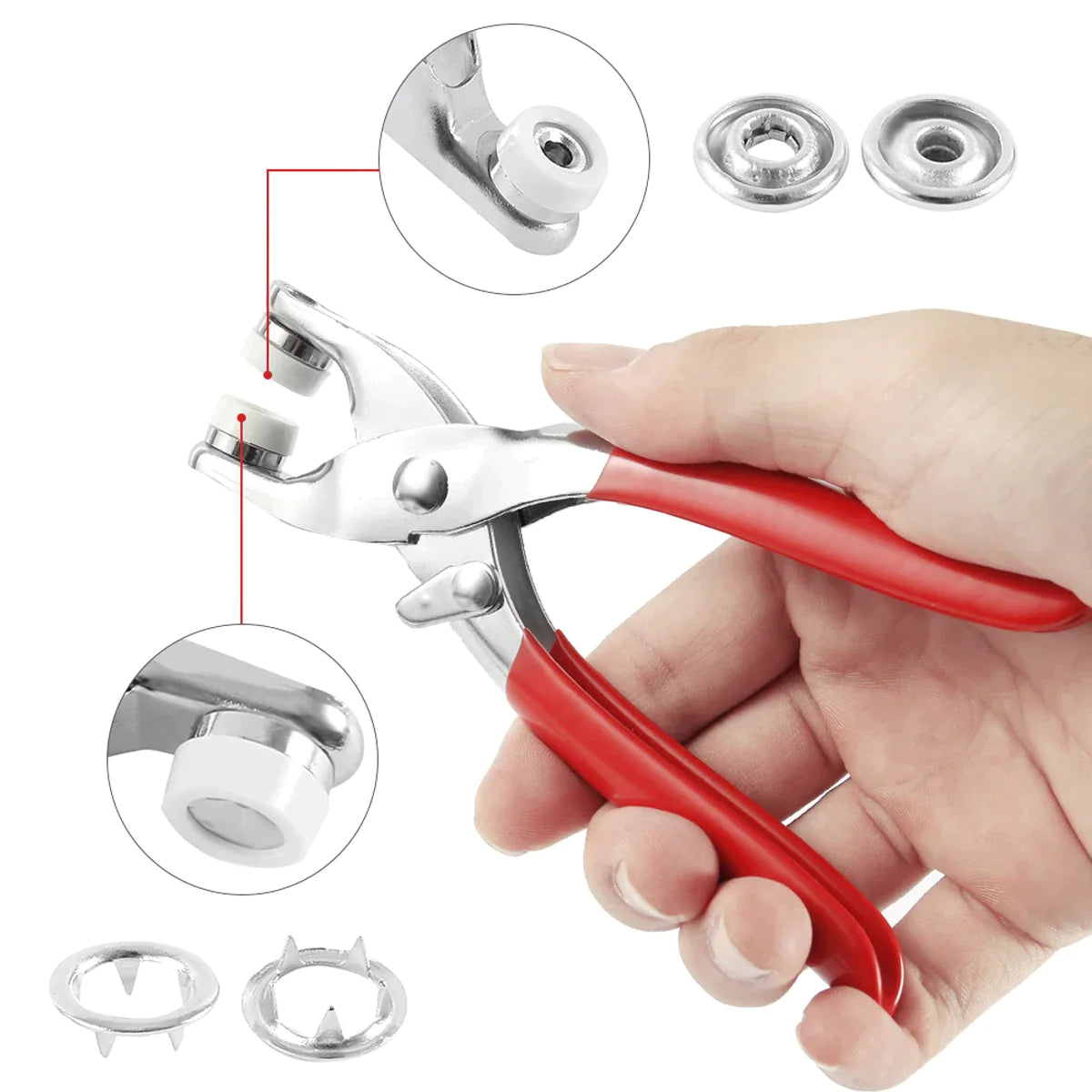 Metal Snap Buttons Tool Kit - HomeHq