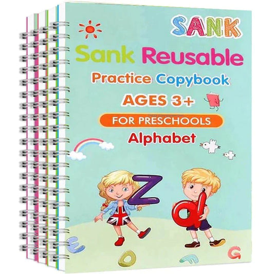 4 in 1, Sank Magic Practice Copybook-HomeHq