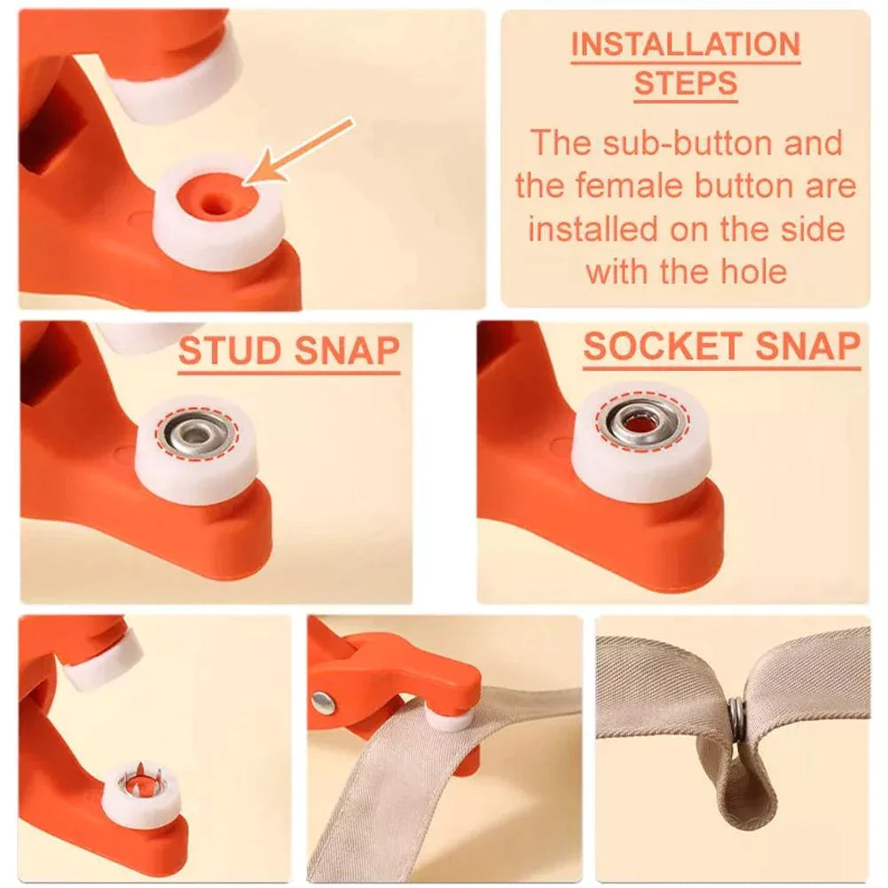 Metal Snap Buttons Tool Kit - HomeHq