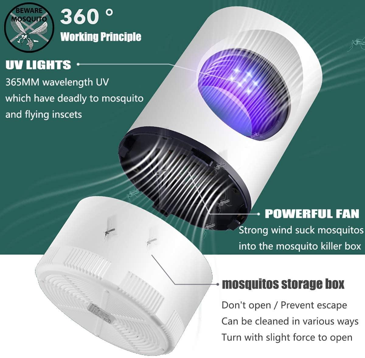 Electronic LED Mosquito Killer Machine trap lamp With USB - HomeHq