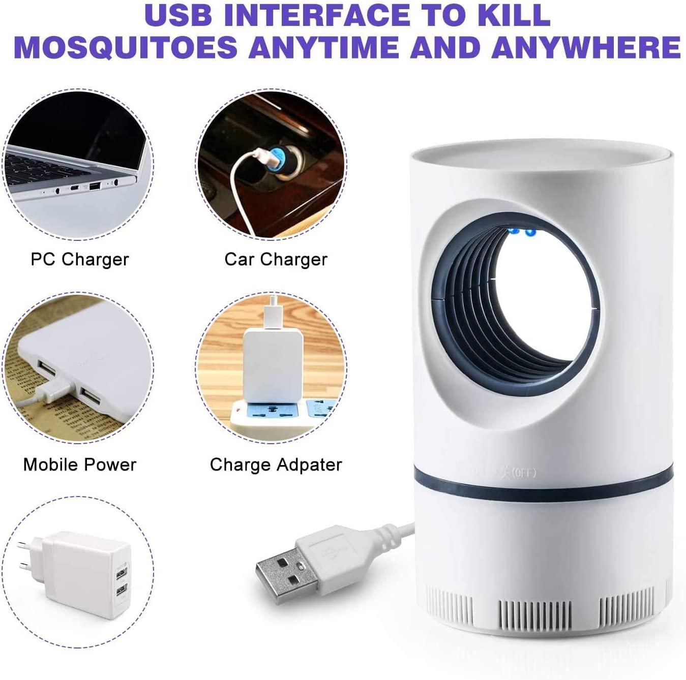 Electronic LED Mosquito Killer Machine trap lamp With USB - HomeHq