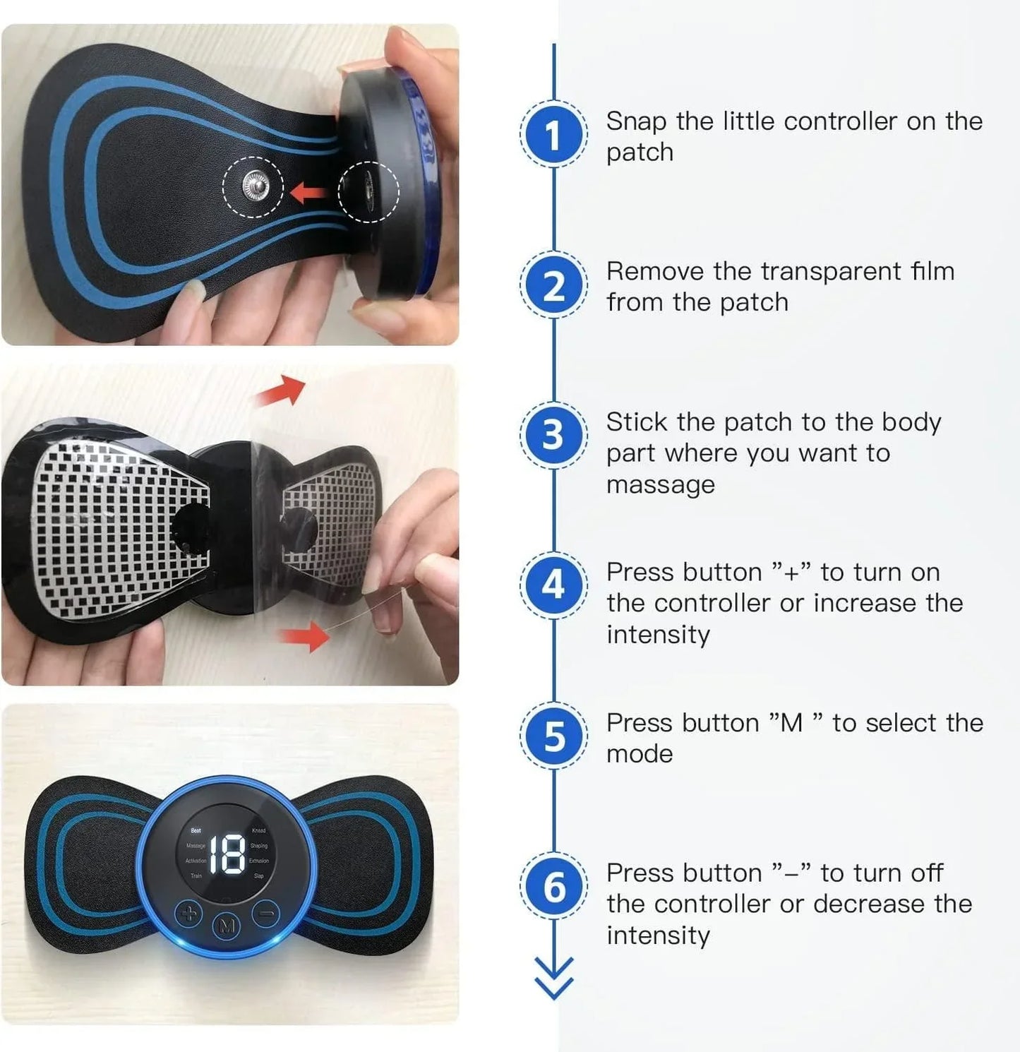 EMS Intelligent Body Massager (Buy 1 Get 1 Free)