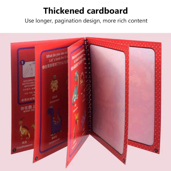 Magical Water Painting Book 🎨 (Set of 4) - HomeHq
