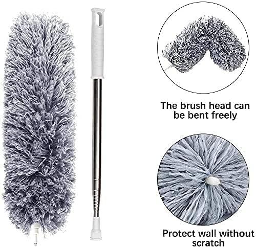 DusterPro - Bendable & Extendable Fan Ceiling Duster Extendable upto 100 inches - HomeHq